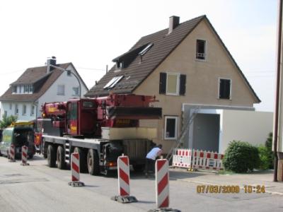 Restarbeiten an der Garage Restarbeiten an der Garage